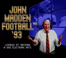 Image n° 7 - screenshots  : Madden NFL '93